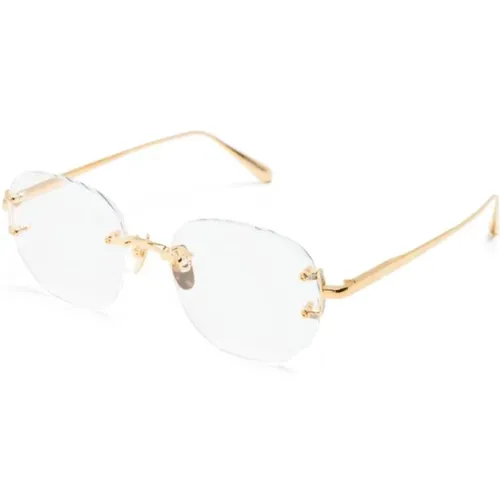 Goldene Optische Brille Must-Have Stil - Linda Farrow - Modalova