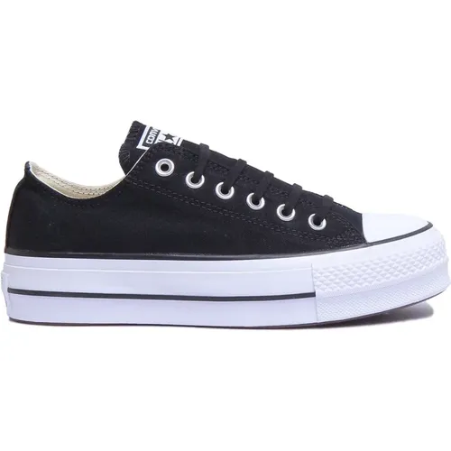 Classic Low Platform Trainer White , female, Sizes: 5 UK, 4 1/2 UK, 3 UK, 3 1/2 UK, 6 UK, 4 UK, 2 UK, 6 1/2 UK - Converse - Modalova