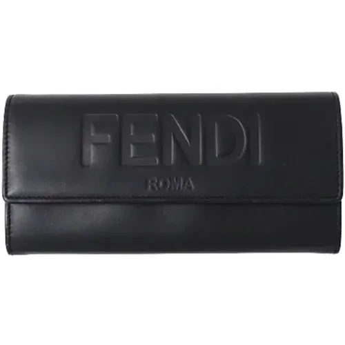 Pre-owned Leather wallets , female, Sizes: ONE SIZE - Fendi Vintage - Modalova