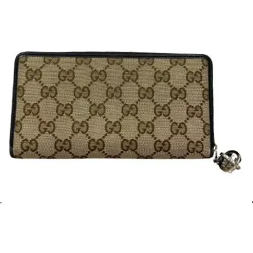 Pre-owned Canvas wallets , male, Sizes: ONE SIZE - Gucci Vintage - Modalova