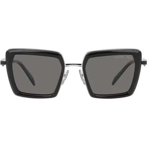 Polarized Pr55Zs Sunglasses with Unique Style , unisex, Sizes: 52 MM - Prada - Modalova