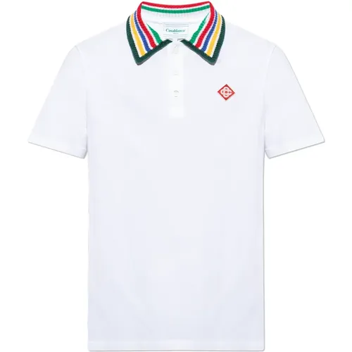 Poloshirt mit Logo , Herren, Größe: S - Casablanca - Modalova