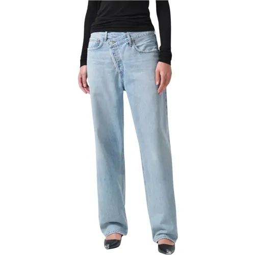 Straight Jeans , female, Sizes: W27, W26 - Agolde - Modalova
