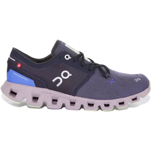 Cloud X 3 Navy Women , female, Sizes: 3 1/2 UK, 4 1/2 UK, 5 1/2 UK, 4 UK - ON Running - Modalova