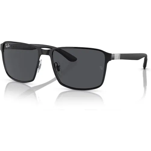 Square Sunglasses with Dark Grey Lenses , unisex, Sizes: 59 MM - Ray-Ban - Modalova