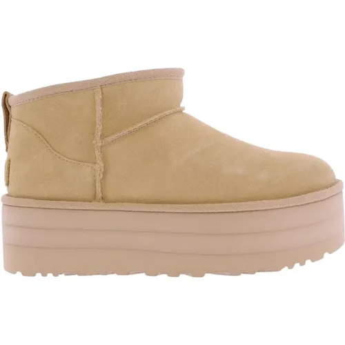 Ultra Mini Platform Driftwood Boots , female, Sizes: 8 UK, 9 UK - Ugg - Modalova