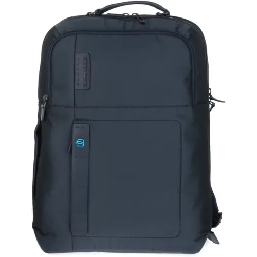 Blaue Laptop-Rucksack , unisex, Größe: ONE Size - Piquadro - Modalova