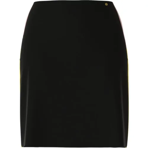 Colour-Blocking Mini Skirt , female, Sizes: 2XL - Marc Cain - Modalova