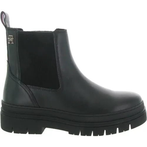 Nautische Leder Chelsea Stiefel - Tommy Hilfiger - Modalova