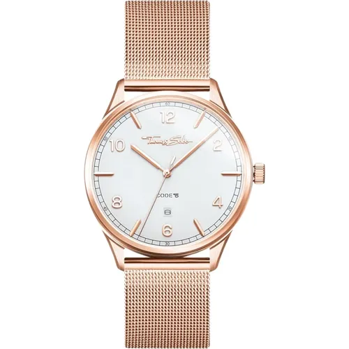 Rosegold Milanese Bracelet Watch , female, Sizes: ONE SIZE - Thomas Sabo - Modalova