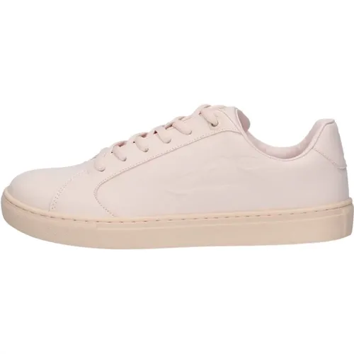 Stadtbummel Leder Sneakers , Damen, Größe: 39 EU - Trussardi - Modalova