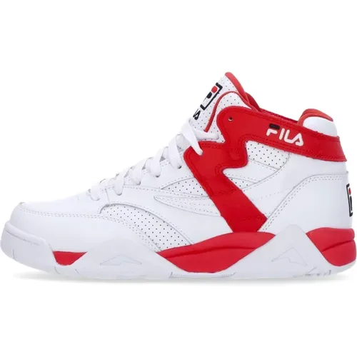 Mid M-Squad Basketball Shoe /Red , male, Sizes: 10 UK, 11 UK, 8 UK, 7 UK - Fila - Modalova