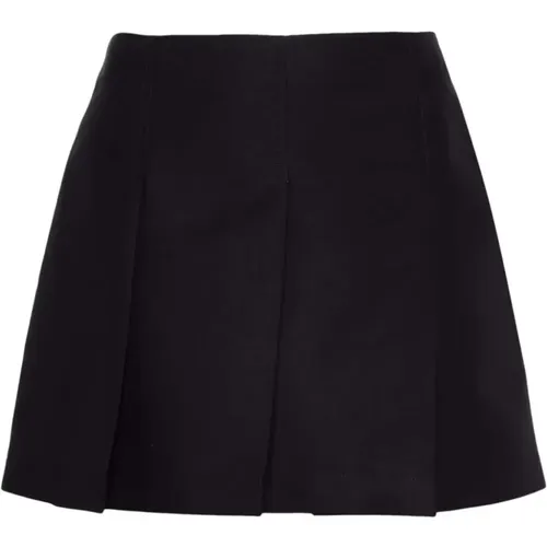 Pleated cotton skirt , female, Sizes: 2XS - Marni - Modalova
