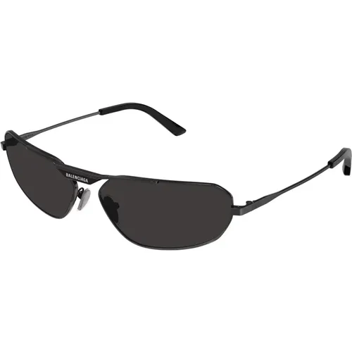 Grey Sunglasses , male, Sizes: 64 MM - Balenciaga - Modalova