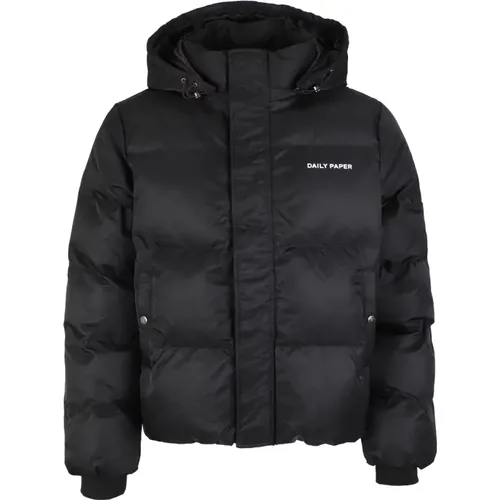 Epuffa Pufferjacke - Zeitloses Schwarz , Herren, Größe: XL - Daily Paper - Modalova