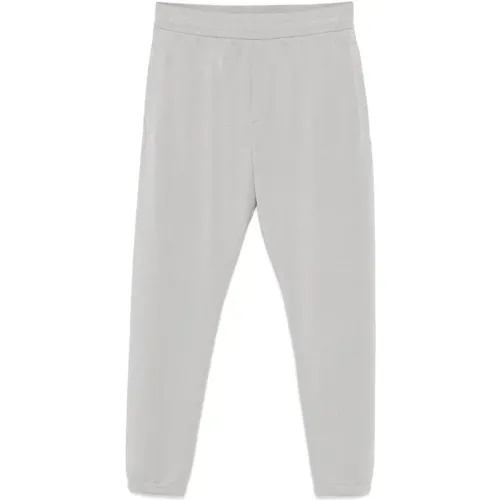 Grey Capsule Trousers with Elasticated Waistband , male, Sizes: M - Emporio Armani - Modalova