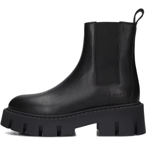 Schwarze Leder Chelsea Boots , Damen, Größe: 38 EU - Copenhagen Studios - Modalova