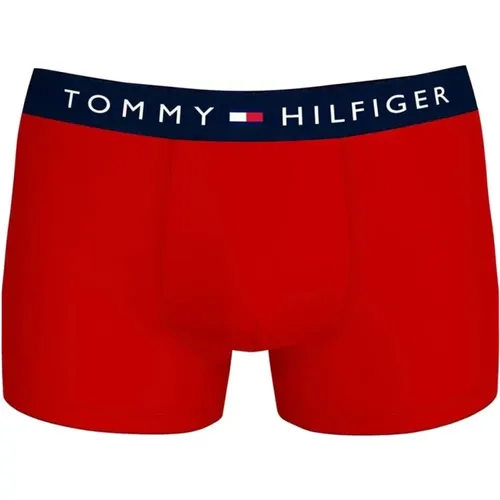 Bio-Baumwoll-Boxershorts - Rot , Herren, Größe: L - Tommy Hilfiger - Modalova