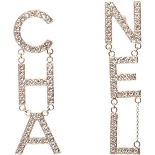 Pre-owned Metal earrings , female, Sizes: ONE SIZE - Chanel Vintage - Modalova