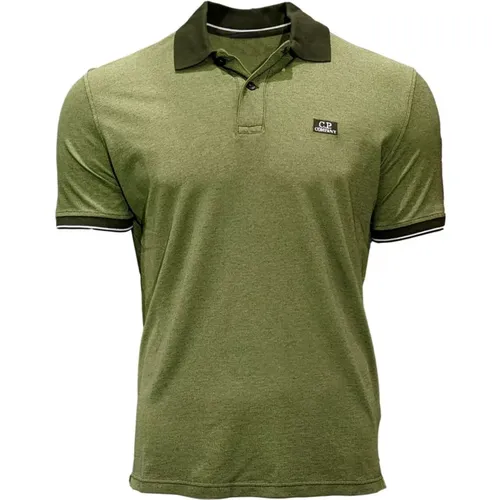Taktisches Grünes Polo Shirt , Herren, Größe: XL - C.P. Company - Modalova