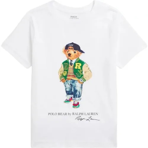 Weißes Bären T-Shirt Klassisches Design - Polo Ralph Lauren - Modalova