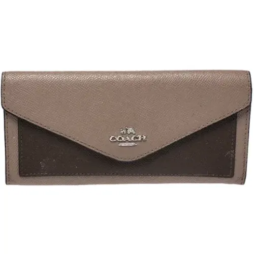 Pre-owned Leather clutches , female, Sizes: ONE SIZE - Coach Pre-owned - Modalova