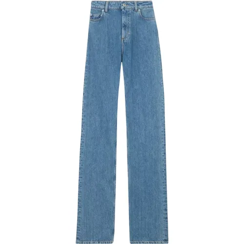 Italienische Straight Fit Jeans , Damen, Größe: W26 - Burberry - Modalova