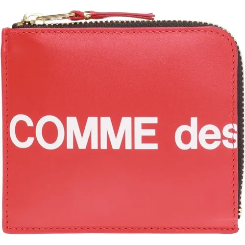 Logo gedruckte Brieftasche , Damen, Größe: ONE Size - Comme des Garçons - Modalova