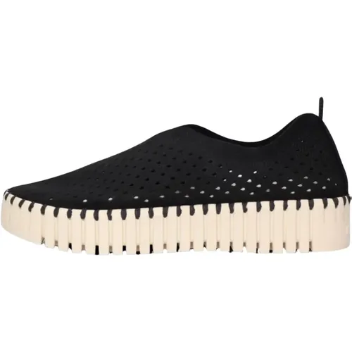 Schwarze Slip-Ons Tulip3373 , Damen, Größe: 41 EU - Ilse Jacobsen Hornbæk - Modalova