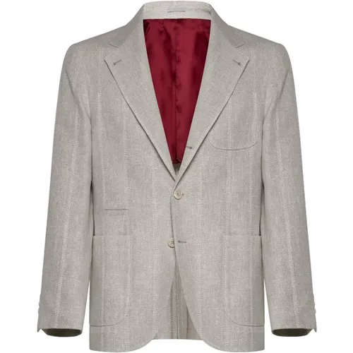 Stylish Jackets , male, Sizes: XL, L - BRUNELLO CUCINELLI - Modalova