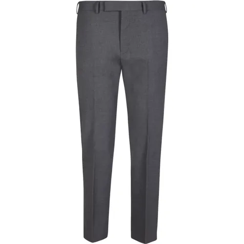 Grey Cotton Trousers with Tailored Cut , male, Sizes: L, 2XL, M - PT Torino - Modalova