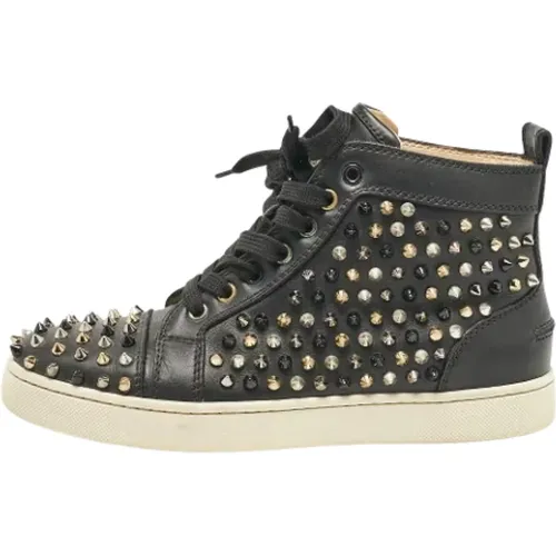 Pre-owned Leather sneakers , female, Sizes: 5 UK - Christian Louboutin Pre-owned - Modalova