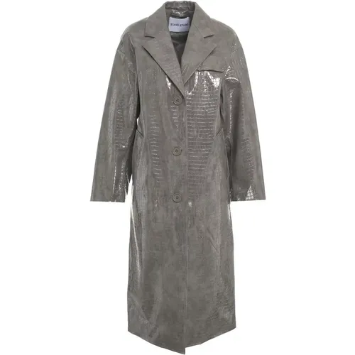 Women's Clothing Jackets & Coats Grey Ss24 , female, Sizes: 2XS - Stand Studio - Modalova