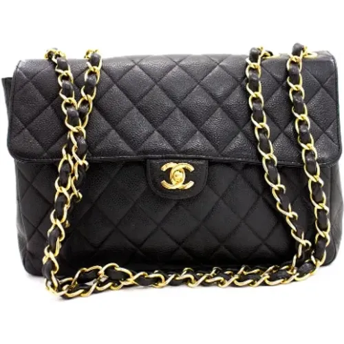 Pre-owned Leather chanel-bags , female, Sizes: ONE SIZE - Chanel Vintage - Modalova