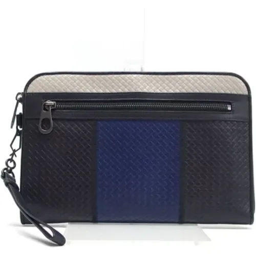 Pre-owned Leather clutches , female, Sizes: ONE SIZE - Bottega Veneta Vintage - Modalova