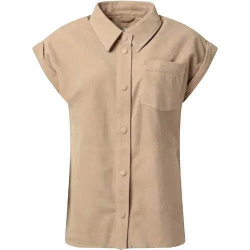 Short Sleeve Shirts , female, Sizes: S, L - Arma - Modalova