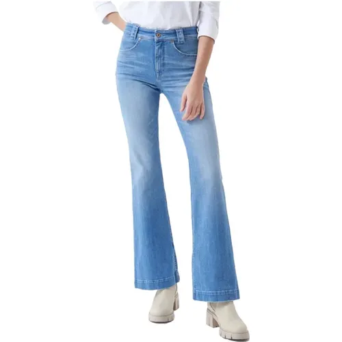 Boot-cut Jeans , female, Sizes: W27 L34 - Salsa - Modalova