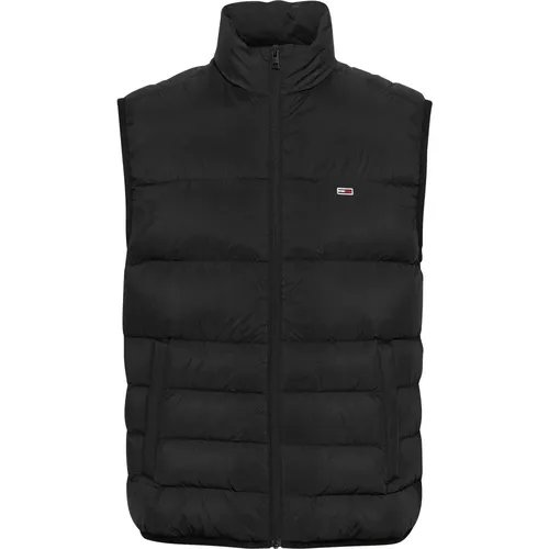 Sleeveless Puffer Jacket , male, Sizes: M, S, L - Tommy Jeans - Modalova