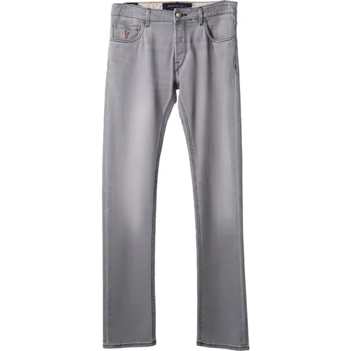 Slim-fit Jeans , male, Sizes: S - Hand Picked - Modalova