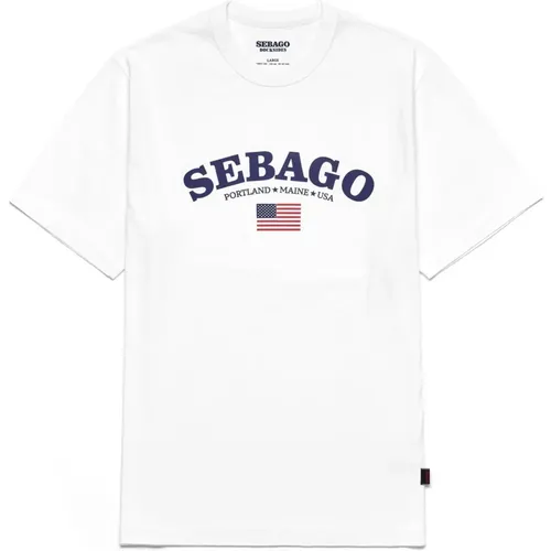 T-Shirts , Herren, Größe: XL - Sebago - Modalova