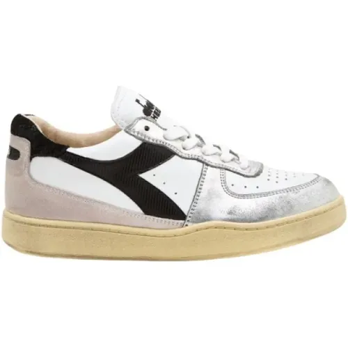 Metallische Low-Top-Basketballschuhe - Diadora - Modalova