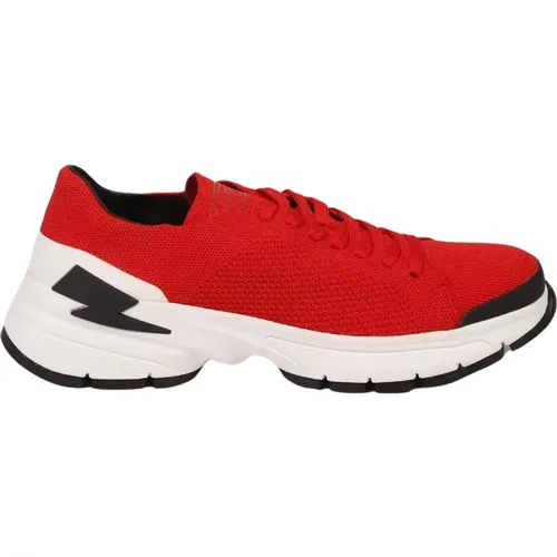 Bolt Sneakers in Technical Fabric , male, Sizes: 8 UK - Neil Barrett - Modalova