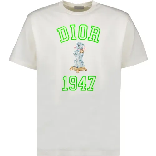 Casual Rundhals Bedrucktes T-shirt - Dior - Modalova
