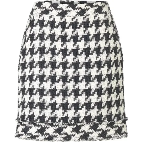 Classic Houndstooth Upgrade Mini Skirt , female, Sizes: L - RIANI - Modalova