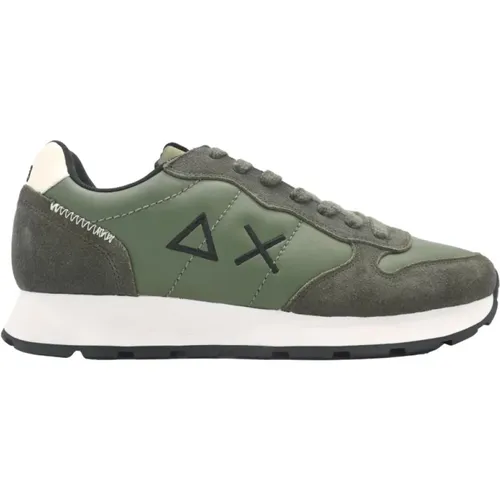 Classic Military Dark Sneakers , male, Sizes: 9 UK, 8 UK, 7 UK, 11 UK - Sun68 - Modalova