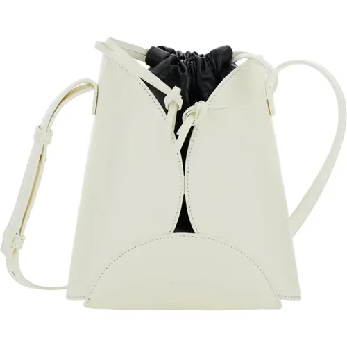 Weiße Ellipse Crossbody Tasche - Jil Sander - Modalova