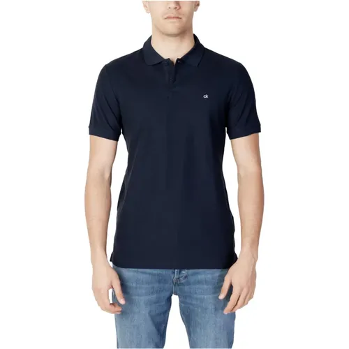 Plain Polo Shirt , male, Sizes: L - Calvin Klein - Modalova