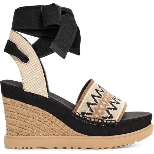 Plateau-Sandalen , Damen, Größe: 38 EU - Ugg - Modalova