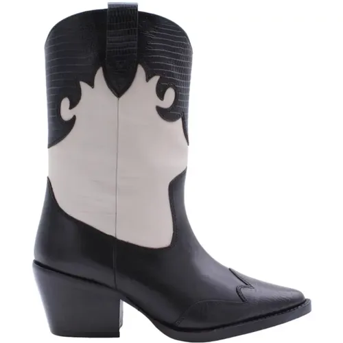 Western Stil Damen Cowboy Stiefel , Damen, Größe: 36 EU - Bronx - Modalova