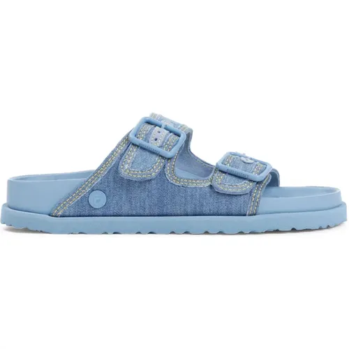 Denim Arizona Sandalen , Herren, Größe: 45 EU - Birkenstock - Modalova